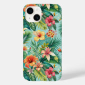 Tropische bloem telefoon Case-Mate iPhone case (Achterkant)
