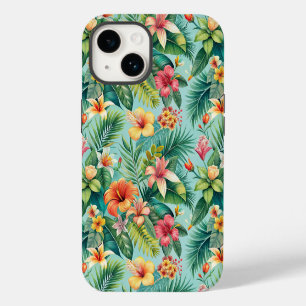 Tropische bloem telefoon iPhone 14 hoesje