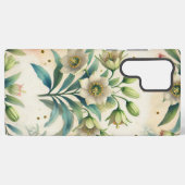 Tropische bloem telefoonhoesje, samsung galaxy hoesje (Achterkant horizontaal)