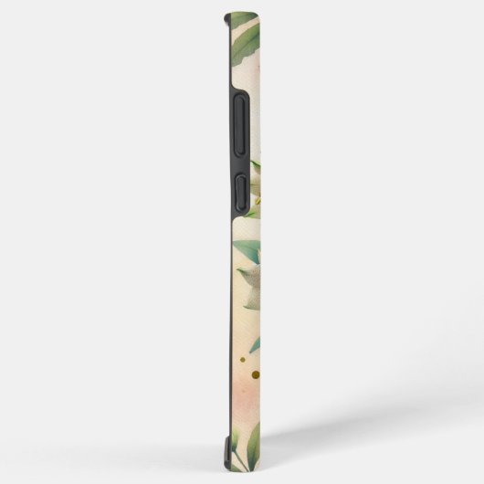 Tropische bloem telefoonhoesje, samsung galaxy hoesje (Rechterkant)