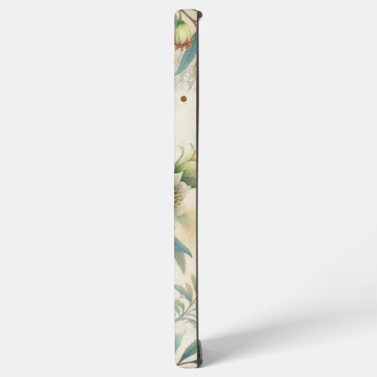 Tropische bloem telefoonhoesje, samsung galaxy hoesje (Linkerkant)