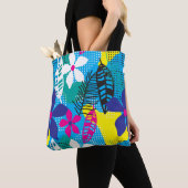 Tropische Bloem Tote Bag (Dichtbij)