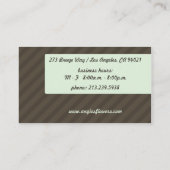 Tropische Bloem Visitekaartje (Achterkant)