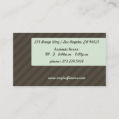 Tropische Bloem Visitekaartje (Achterkant)