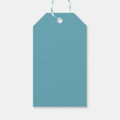 Tropische Bloem Welkomst Cadeau Labels Cadeaulabel (Achterkant)