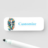 Tropische Bloem Zeemeermin Thunder_Cove Naamplaatje (In situ)