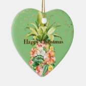 Tropische bloemananas keramisch ornament (Rechts)