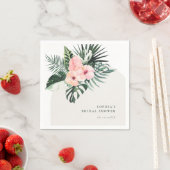 Tropische bloemboog servet (Insitu)