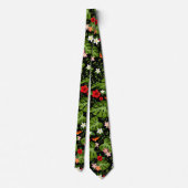 Tropische bloemen achtergrond 3 stropdas (Achterkant)