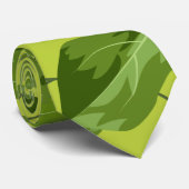 Tropische bloemen achtergrond 6 stropdas (Opgerold)