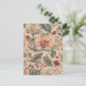  Tropische Bloemen Antiek Briefkaart (Staand voorkant)