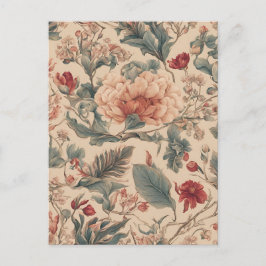  Tropische Bloemen Antiek Briefkaart