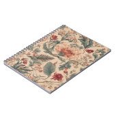  Tropische Bloemen Antiek Notitieboek (Linkerzijde)
