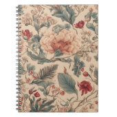  Tropische Bloemen Antiek Notitieboek (Voorkant)