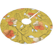 Tropische bloemen bladeren: exotisch behang. kerstboom rok (Gekanteld)