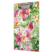 Tropische Bloemen & Bladeren Hawaiiaanse Bloemen C Klembord (Links)