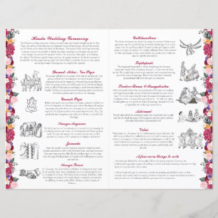 Tropische Bloemen & Bladeren Hindoe Huwelijkscerem