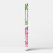 Tropische bloemen, bladeren, roze lotus, waterleli Case-Mate iPhone case (Achterkant / Links)