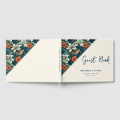 Tropische bloemen Bloemen Huwelijk Gastenboek (Volledig)