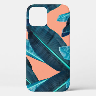 Tropische bloemen, botanische naadloze achtergrond Case-Mate iPhone case
