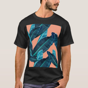 Tropische bloemen, botanische naadloze achtergrond t-shirt