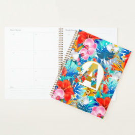 Tropische Bloemen Bruids Feestgeschenken Bruidsmei Planner