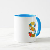 Tropische Bloemen Bruidsfeest Cadeaus Bruidsmeisje Mok (Voorkant rechts)