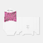 Tropische bloemen bruiloft bedankdoosjes (Uitgevouwen)