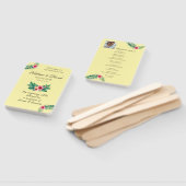 Tropische bloemen bruiloft thema handwaaier (Niet-gemonteerd)