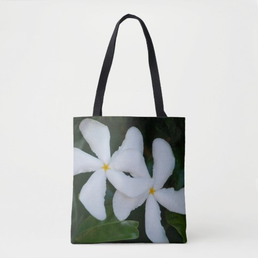 Tropische bloemen Canvas tas (Voorkant)