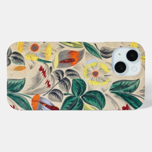 Tropische bloemen | Case-Mate iPhone case (Achterkant (horizontaal))
