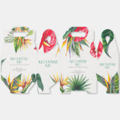 Tropische Bloemen Classy Wedding Recovery Kit Favo Bedankdoosjes (Ongevouwen)