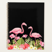 Tropische bloemen en flamingo's-32146 planner (Voorkant)