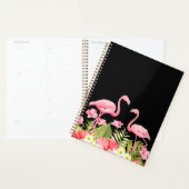 Tropische Bloemen en Flamingo's Ontwerp Planner (Display)