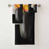 Tropische bloemen en kaarsblaasdoeken decor bad handdoek (Insitu)