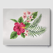 Tropische bloemen en lekkernij-weddenschappen gastenboek (Achterkant)