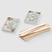 Tropische bloemen en springbonnen die handvaten tr handwaaier (Niet-gemonteerd)