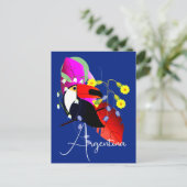 Tropische bloemen en Toucan Briefkaart (Staand voorkant)