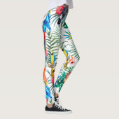 Tropische bloemen en Toucan Leggings (Rechts)