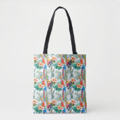 Tropische bloemen en Toucan Tote Bag (Voorkant)