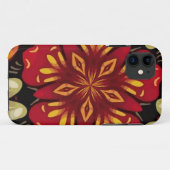 Tropische Bloemen en Vlinders Mandala Case-Mate iPhone Case (Achterkant (horizontaal))