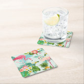 tropische bloemen en vogels kartonnen onderzetters (Insitu)