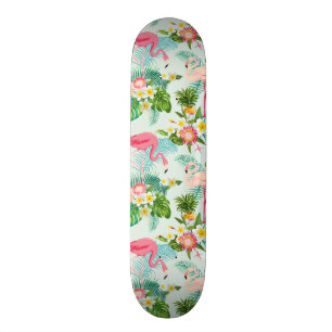  tropische bloemen en vogels persoonlijk skateboard