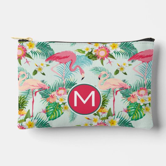  tropische bloemen en vogelsoorten | Monogram Etui (Voorkant)