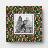 Tropische Bloemen Familie Foto Keepsake Plaque Fotoplaat (Voorkant)