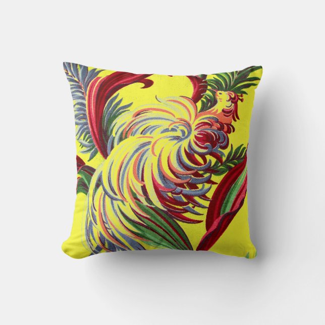  Tropische Bloemen Florida Hawaii Decor Kussen (Voorkant)