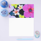 Tropische bloemen flyer (Enkel)