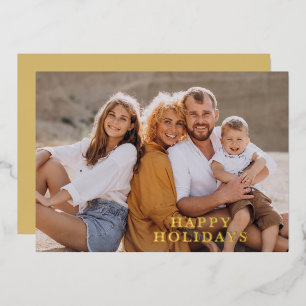 Tropische bloemen Foto Folie Holiday Kaart