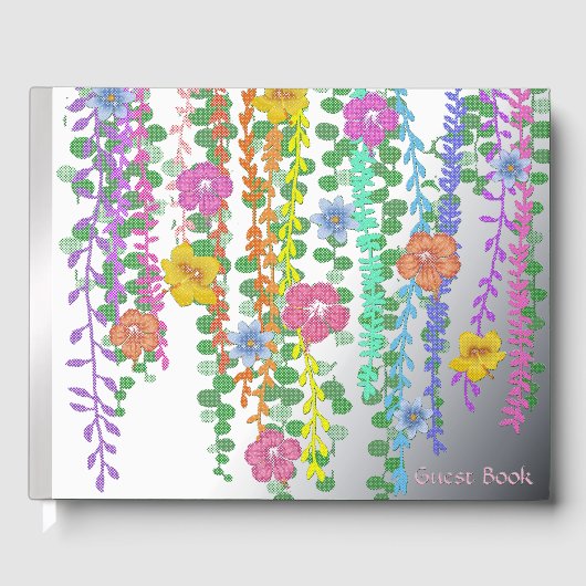 Tropische Bloemen Gastenboek (Voorkant)
