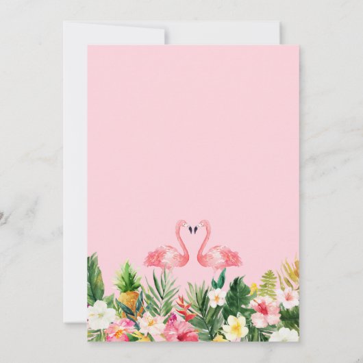 Tropische bloemen Gold Geometric Foto Save The Date (Achterkant)